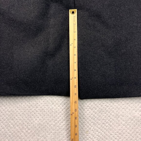 VTG GGG Clothes Wool Cashmere Mens Single Breasted Coat 44R Gray Lined Classic - Picture 7 of 16